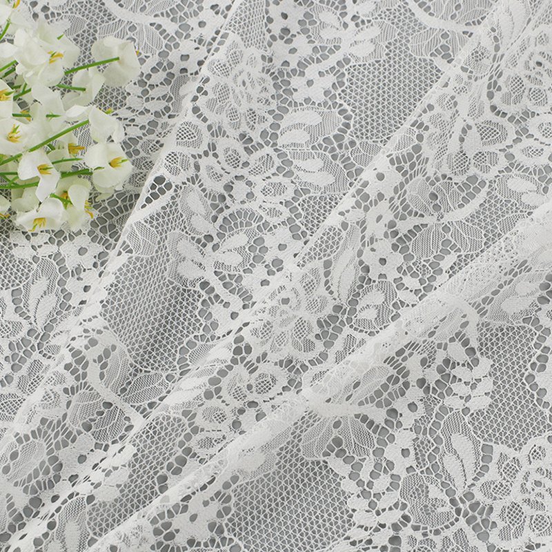Lace Fabric Embroidered Fabric Dress Polyester for Women's Wear Wholes 4